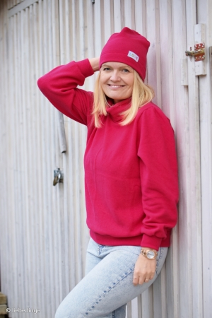Strickstoff - Bono - angerauht - Made in Italy - pink